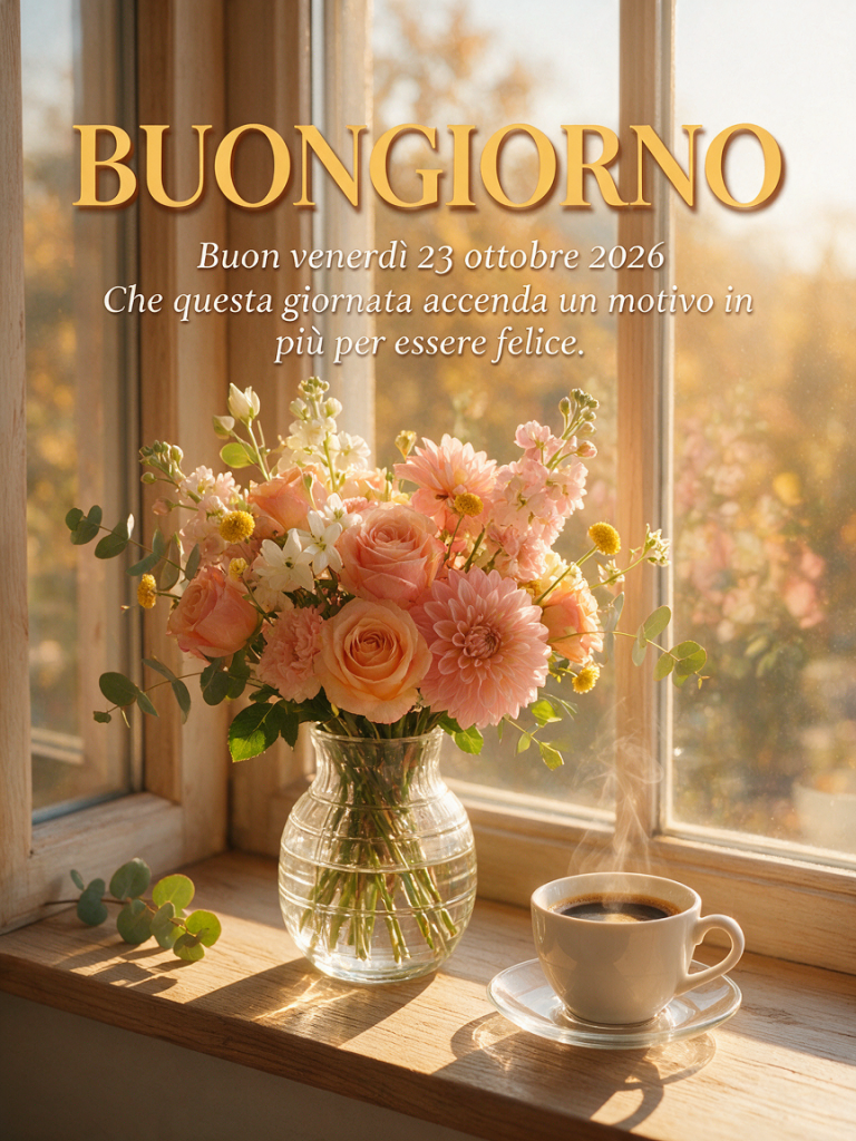 Buongiorno buon venerdì 23 ottobre 2026 - immagine 3