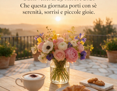 Buongiorno buon venerdì 23 ottobre 2026 - immagine 1