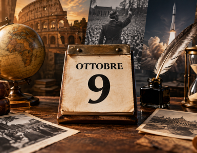 Accadde oggi 9 ottobre: eventi e curiosità della giornata