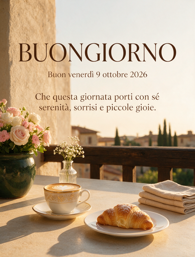 Buongiorno - immagine AI 1