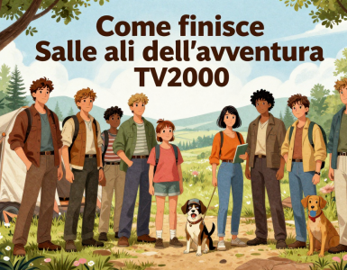 Come finisce Sulle ali dell’avventura film Tv2000 - illustrazione AI
