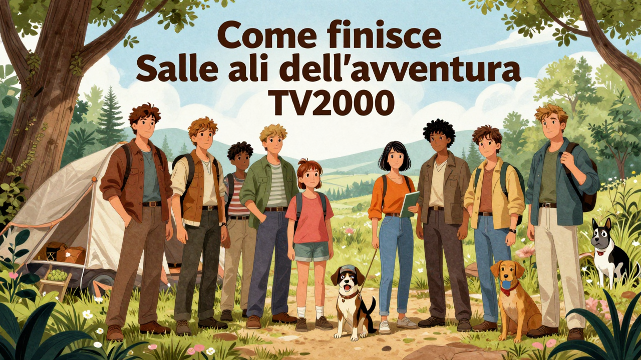 Come finisce Sulle ali dell’avventura film Tv2000 - illustrazione AI