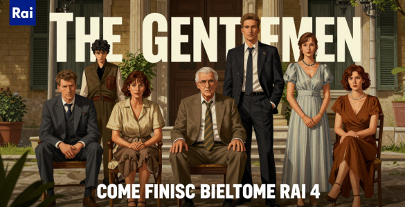 Come finisce The Gentlemen film Rai 4 - illustrazione AI