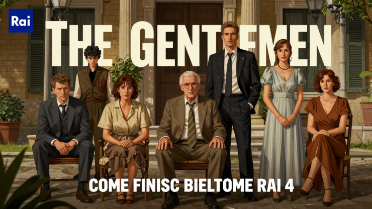 Come finisce The Gentlemen film Rai 4 - illustrazione AI