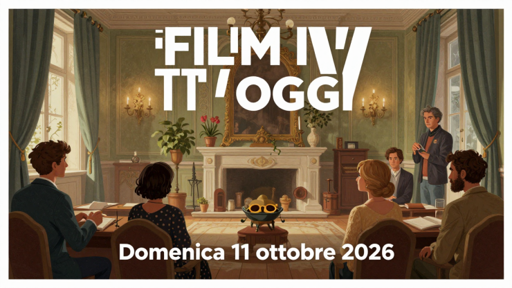 Film in TV oggi Domenica 11 ottobre 2026 - illustrazione AI