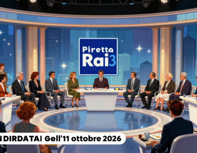 Presa Diretta Rai 3 - illustrazione AI