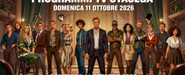Programmi TV stasera domenica 11 ottobre 2026 - illustrazione AI