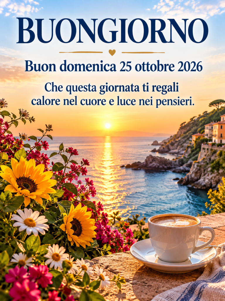 Buongiorno buon domenica 25 ottobre 2026 - immagine 2
