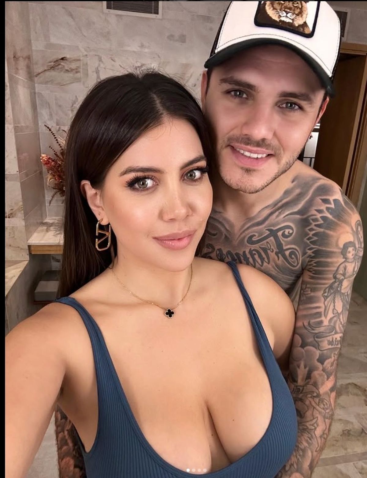 Wanda Nara and Mauro Icardi