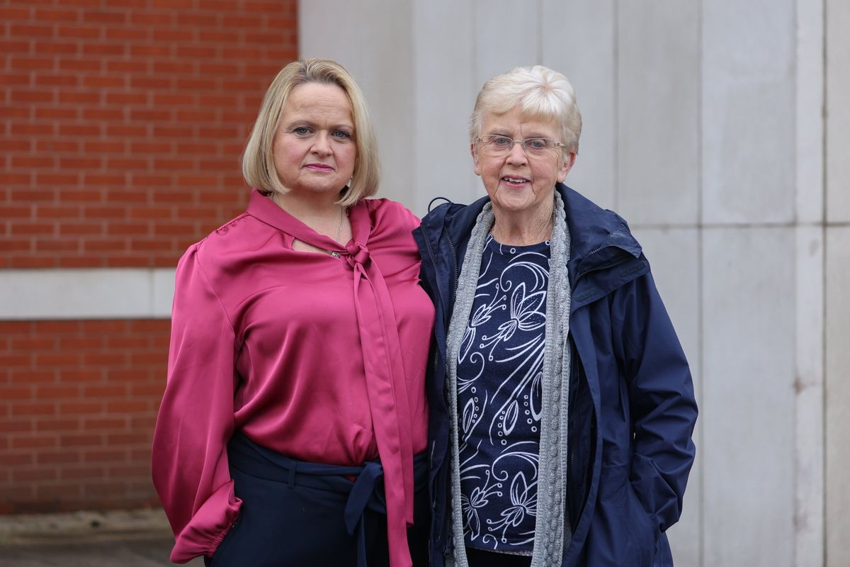 Margaret Day with her daughter Sue