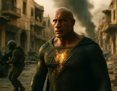 come finisce Black Adam – illustrazione originale