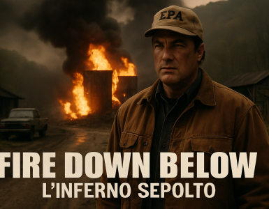 come finisce Fire down below - l'inferno sepolto – illustrazione originale