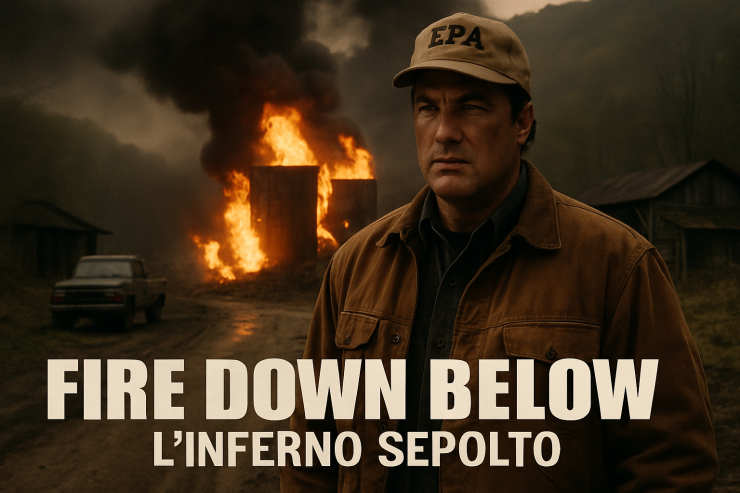 come finisce Fire down below - l'inferno sepolto – illustrazione originale
