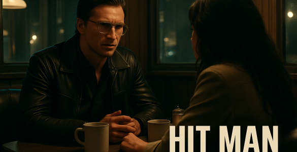 come finisce Hit Man – Killer per caso – illustrazione originale