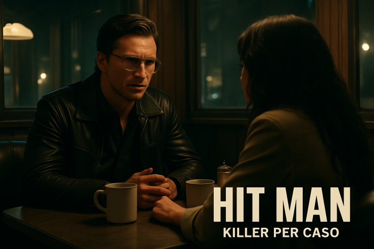 come finisce Hit Man – Killer per caso – illustrazione originale