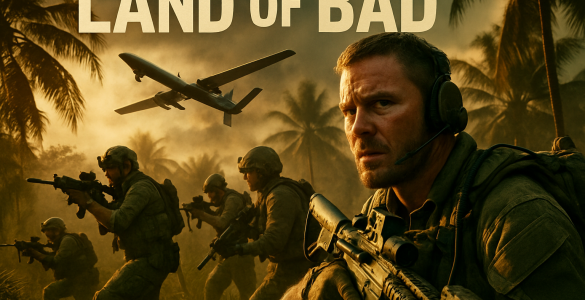 come finisce Land of bad – illustrazione originale