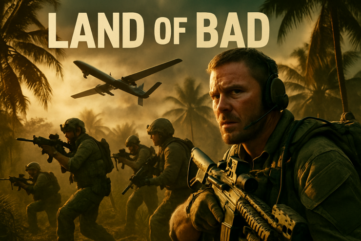 come finisce Land of bad – illustrazione originale