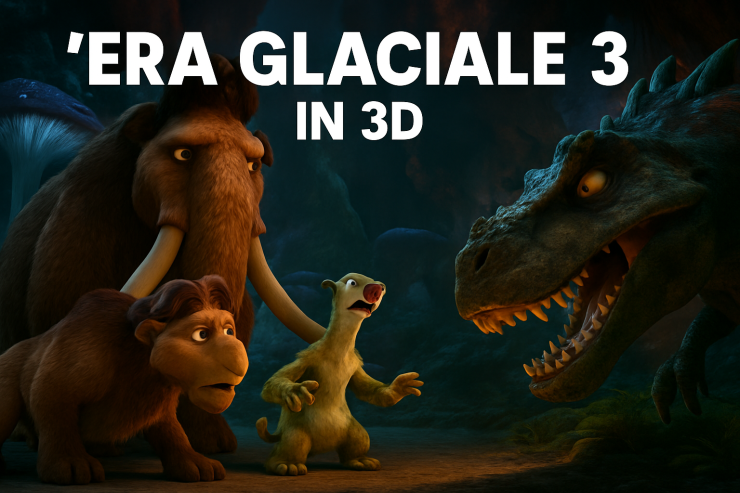 come finisce L'era Glaciale 3 in 3D – illustrazione originale