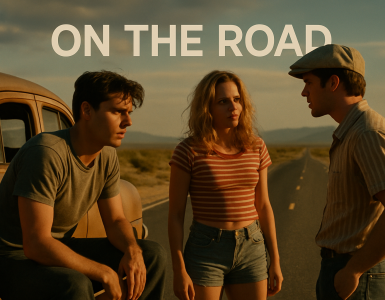 come finisce On the road – illustrazione originale