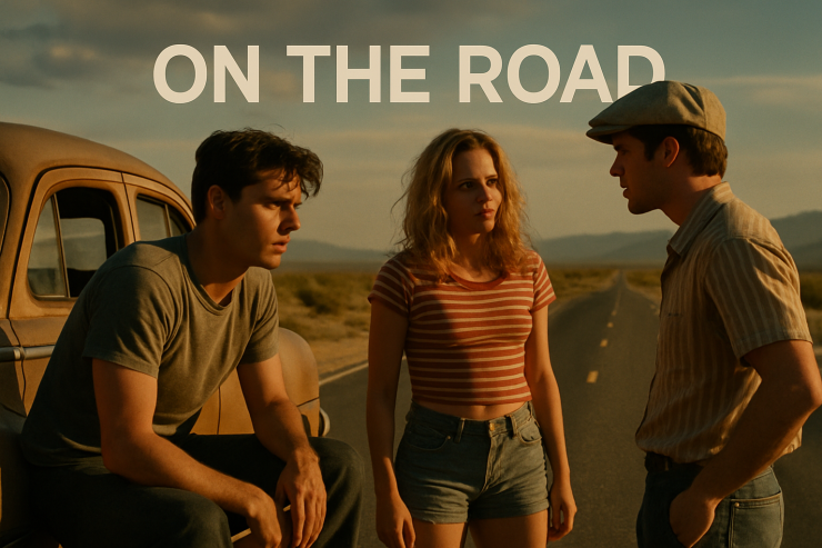come finisce On the road – illustrazione originale