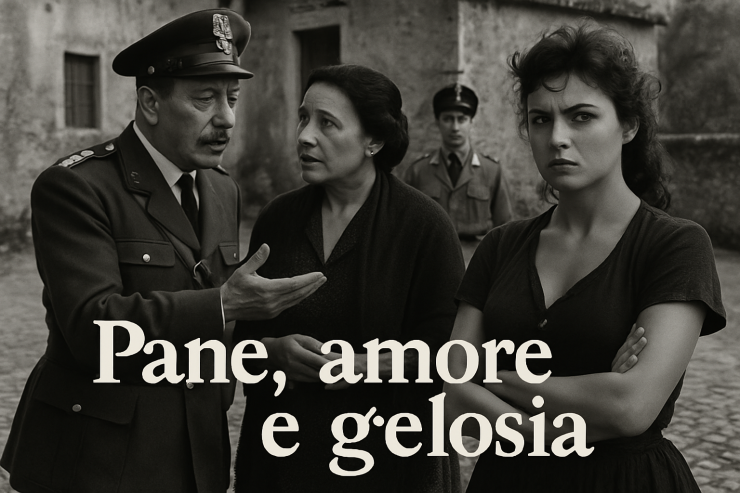 come finisce Pane, amore e gelosia – illustrazione originale