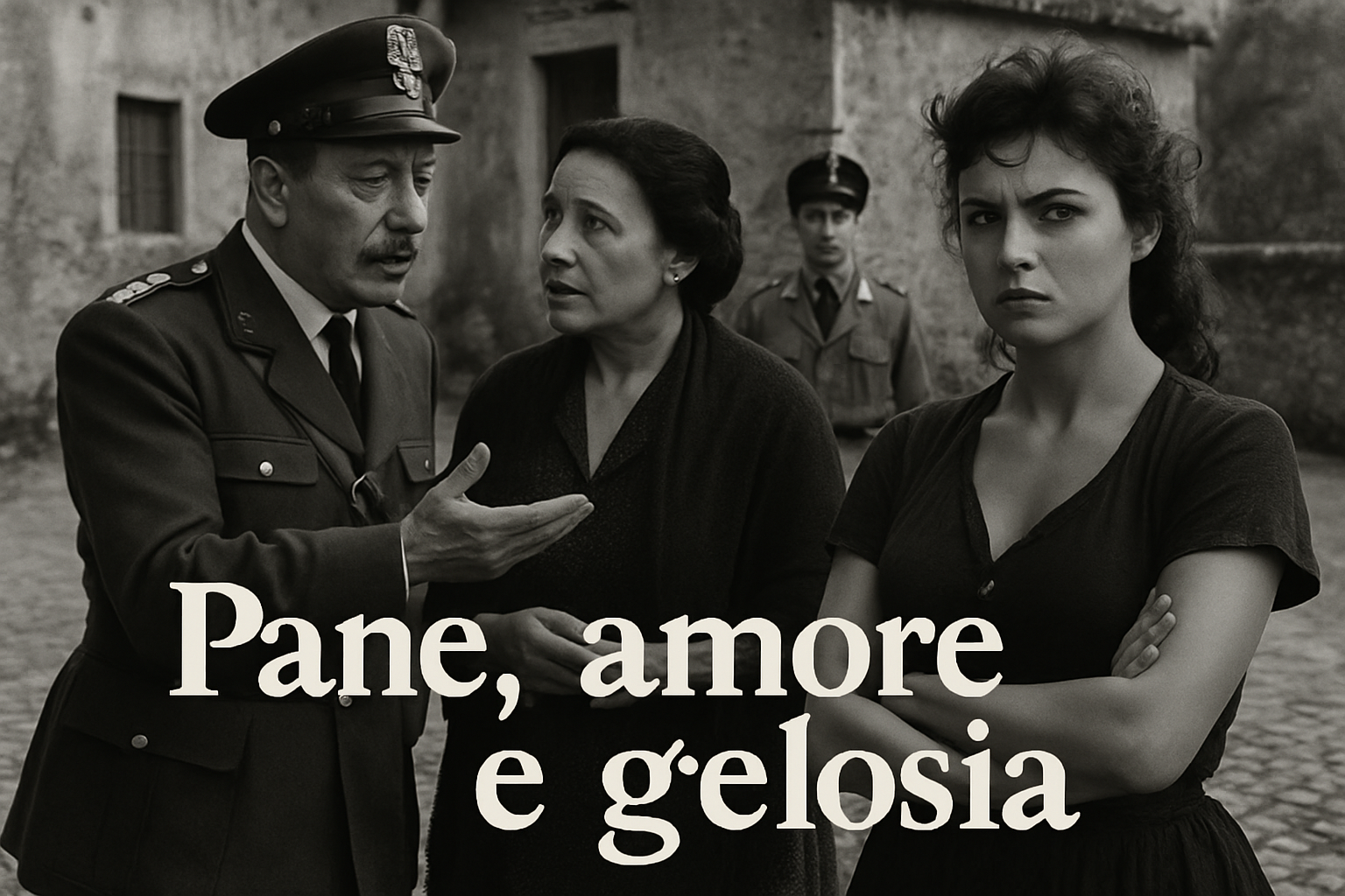 come finisce Pane, amore e gelosia – illustrazione originale