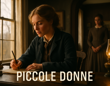 come finisce Piccole donne – illustrazione originale