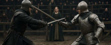 come finisce The Last Duel – illustrazione originale