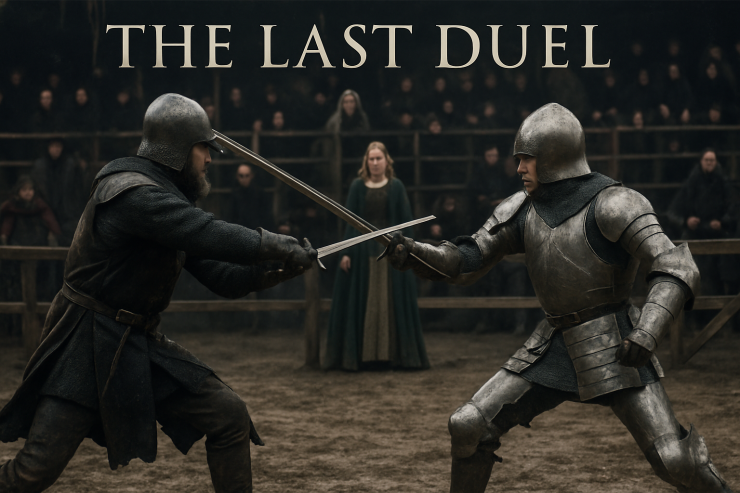 come finisce The Last Duel – illustrazione originale