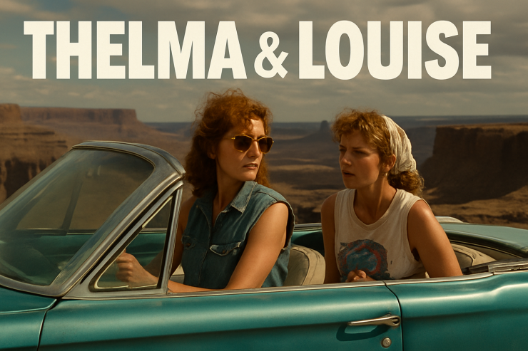 come finisce Thelma & Louise – illustrazione originale