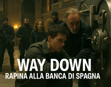 come finisce Way Down - Rapina alla Banca di Spagna – illustrazione originale