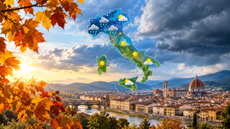 Meteo oggi 8 ottobre 2026: previsioni e temperature in Italia