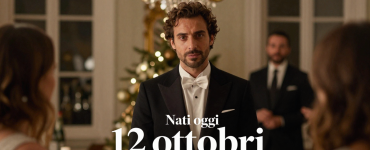 Nati oggi 12 ottobre — illustrazione editoriale