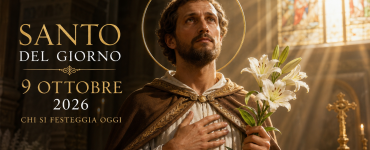Santo del giorno 9 ottobre 2026: chi si festeggia oggi