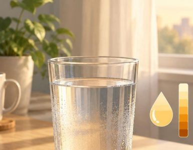 Grafica illustrativa per acqua al risveglio