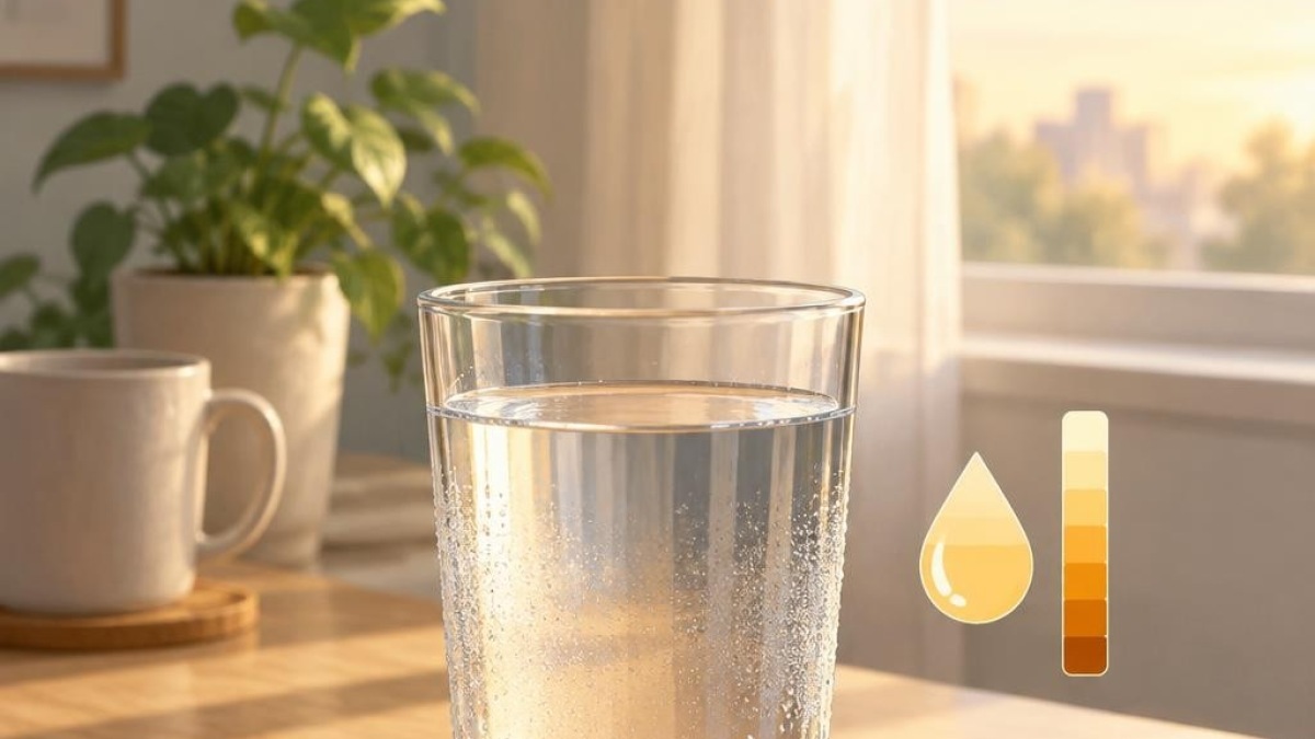 Grafica illustrativa per acqua al risveglio