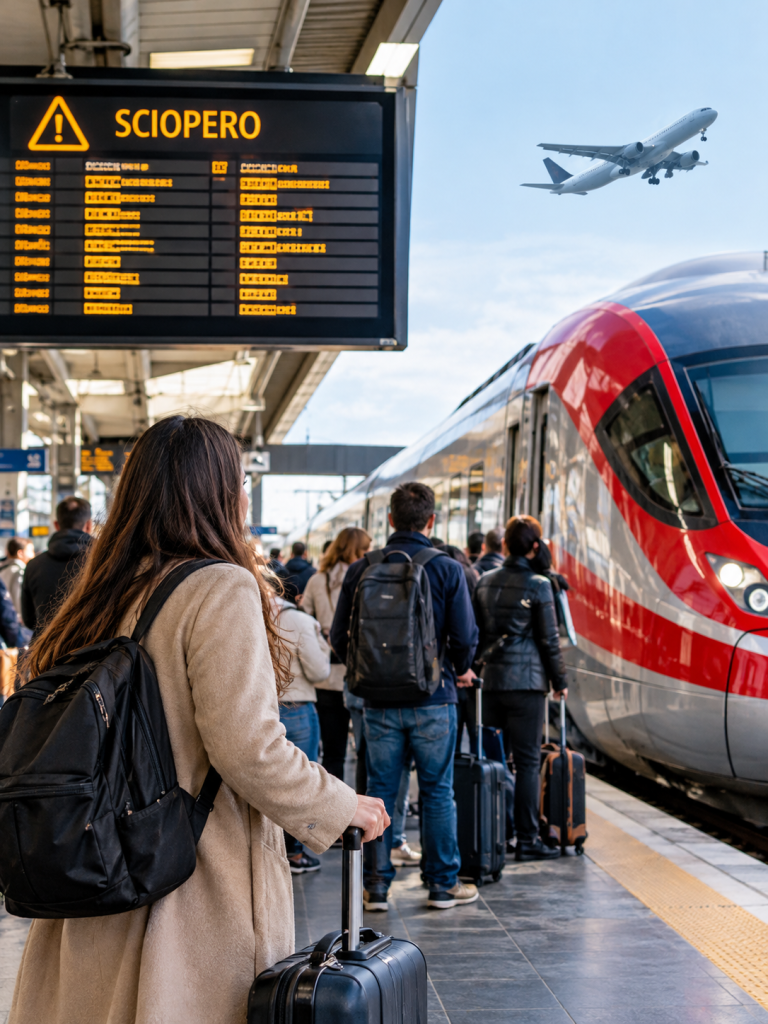 Scioperi giovedì 8 ottobre 2026: trasporti, treni, aerei e mezzi pubblici
