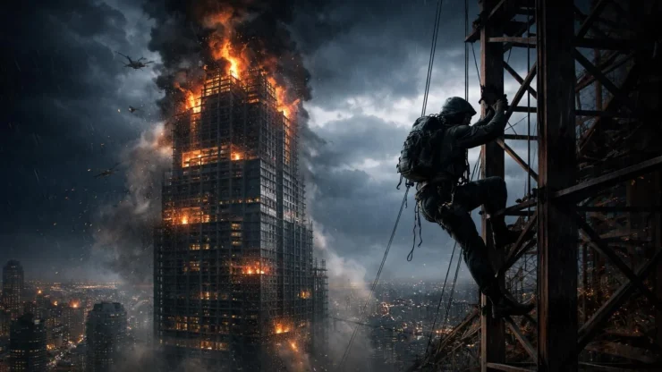 Illustrazione originale ispirata a Skyscraper