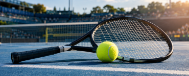 Tennis oggi 9 ottobre 2026 — illustrazione editoriale